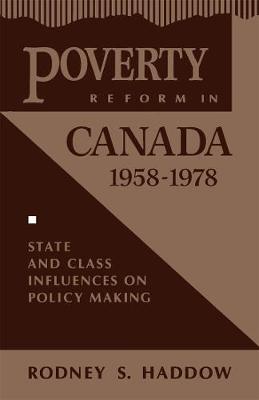 Book cover for Poverty Reform in Canada, 1958-1978