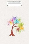 Book cover for Composition Notebook Watercolor Tree Design Vol 7