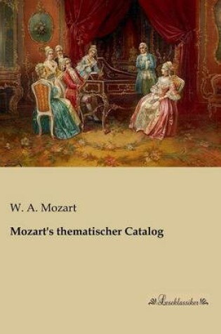 Cover of Mozart's thematischer Catalog