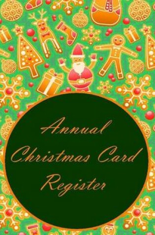 Cover of Annual Christmas Card Register