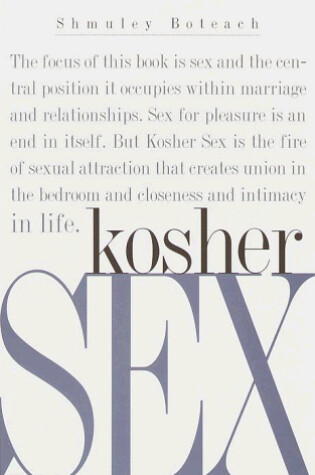 Cover of Kosher Sex