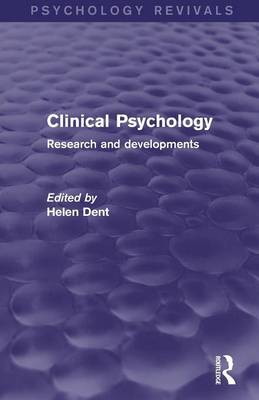 Cover of Clinical Psychology (Psychology Revivals)