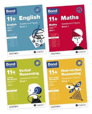 Book cover for BOND 11+ English, Maths, Non-verbal Reasoning, Verbal Reasoning: Assessment Papers: Ready for the 2024 exams