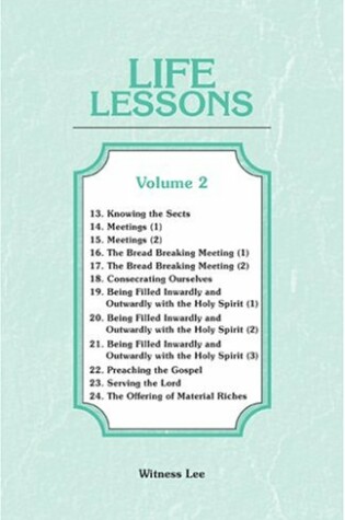 Cover of Life Lessons, 2