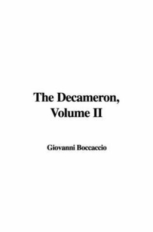 Cover of The Decameron, Volume II