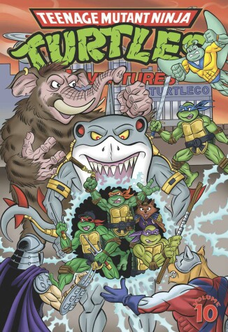 Book cover for Teenage Mutant Ninja Turtles Adventures Volume 10