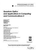 Cover of Quantum Optics and Applications in Computing and Communications II