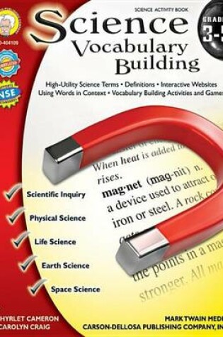 Cover of Science Vocabulary Building, Grades 3 - 5