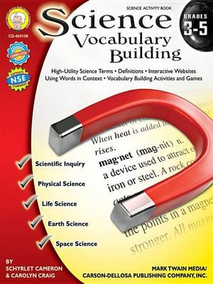 Book cover for Science Vocabulary Building, Grades 3 - 5