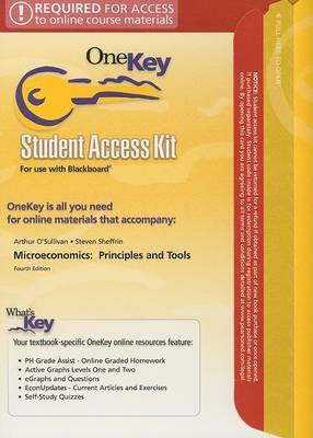 Book cover for OneKey Blackboard, Student Access Kit, Microeconomics