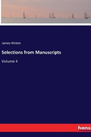 Cover of Selections from Manuscripts