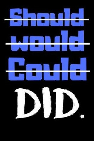 Cover of Should Would Could DID Blue