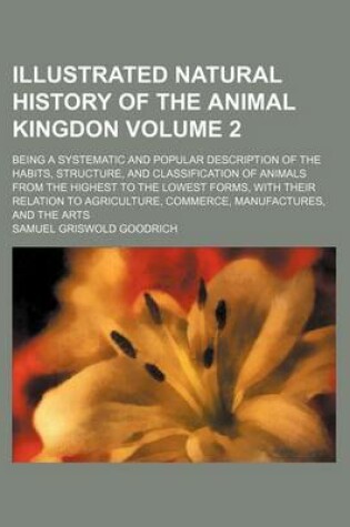 Cover of Illustrated Natural History of the Animal Kingdon Volume 2; Being a Systematic and Popular Description of the Habits, Structure, and Classification of Animals from the Highest to the Lowest Forms, with Their Relation to Agriculture, Commerce, Manufacture