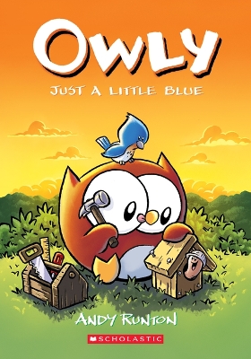 Cover of Just a Little Blue: A Graphic Novel (Owly #2): Volume 2