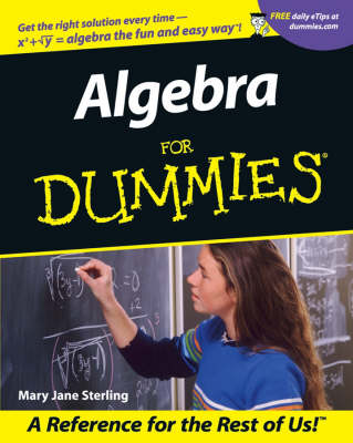 Book cover for Algebra for Dummies