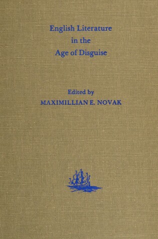Cover of English Literature in the Age of Disguise
