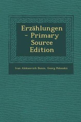 Cover of Erzahlungen - Primary Source Edition