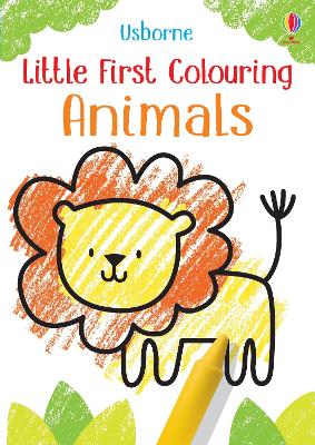 Book cover for Little First Colouring Animals