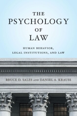 Cover of The Psychology of Law