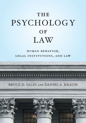 Book cover for The Psychology of Law