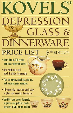 Book cover for Kovels' Depression Glass & Dinnerware Price List