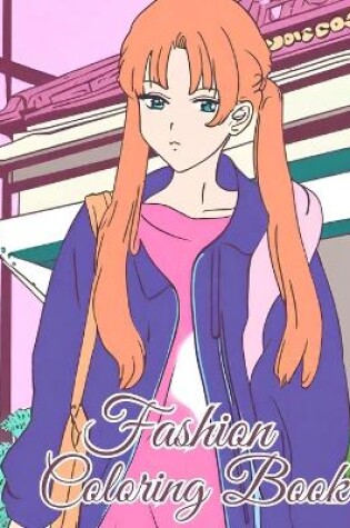 Cover of Fashion Coloring Book For Girls