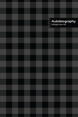 Book cover for Autobiography Lifestyle Journal, Blank Write-in Notebook, Dotted Lines, Wide Ruled, Size (A5) 6 x 9 In (Gray)
