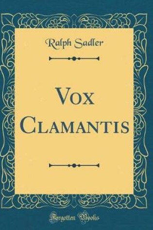 Cover of Vox Clamantis (Classic Reprint)