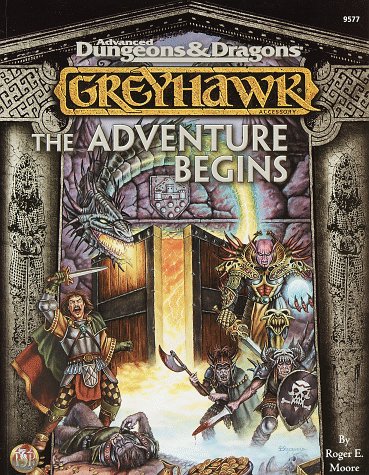 Book cover for Greyhawk: the Adventure Begins