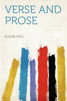 Book cover for Verse and Prose