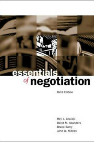 Cover of Essentials of Negotiation