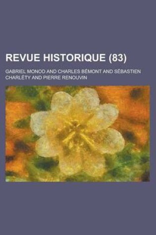 Cover of Revue Historique (83)