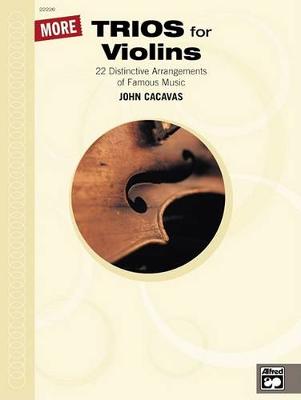 Book cover for More Trios for Violin