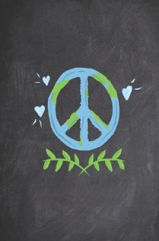 Cover of Heart Love World Peace Sign - 70's Journal