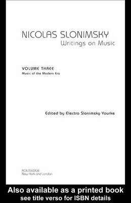 Book cover for Music of Modern Era V3