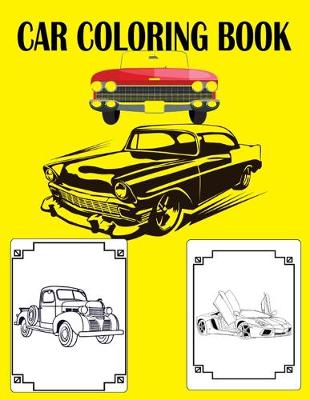 Book cover for Car Coloring Book