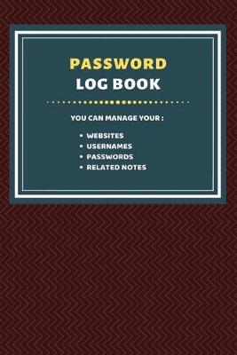 Book cover for Password Log Book