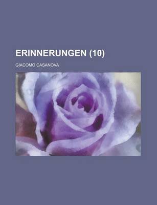 Book cover for Erinnerungen (10)