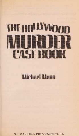 Book cover for Hollywood Case