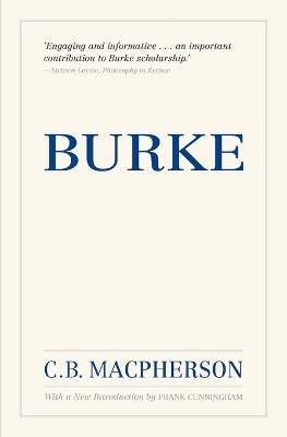 Book cover for Burke, Reissue