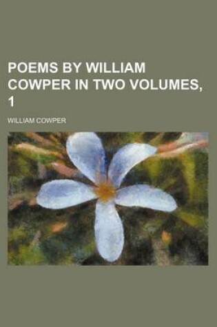 Cover of Poems by William Cowper in Two Volumes, 1