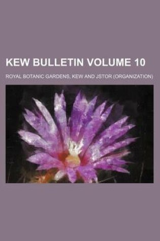 Cover of Kew Bulletin Volume 10