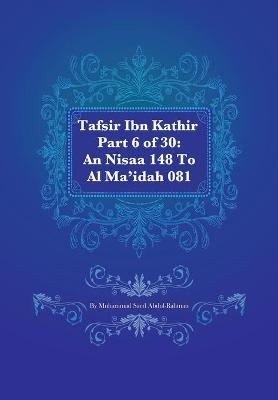 Book cover for Tafsir Ibn Kathir Part 6 of 30