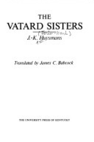 Cover of Vatard Sisters