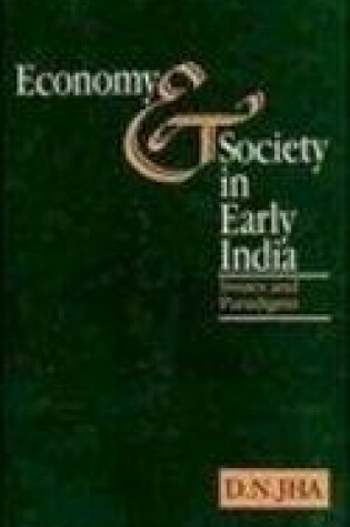 Cover of Economy and Society in Early India