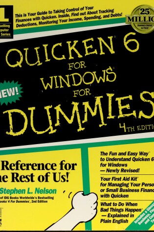 Cover of Quicken 6 for Windows for Dummies