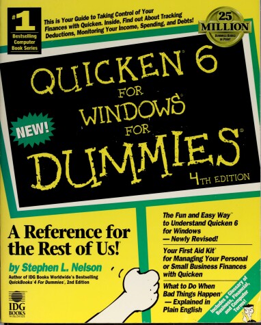 Book cover for Quicken 6 for Windows for Dummies