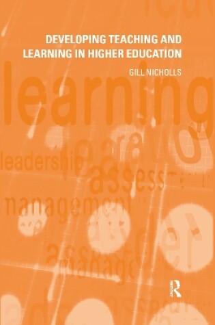 Cover of Developing Teaching and Learning in Higher Education