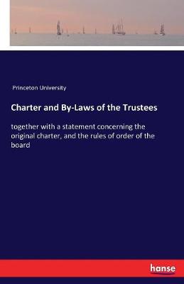 Book cover for Charter and By-Laws of the Trustees