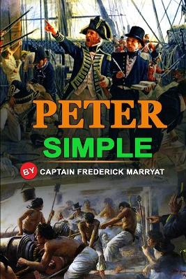Book cover for Peter Simple by Captain Frederick Marryat